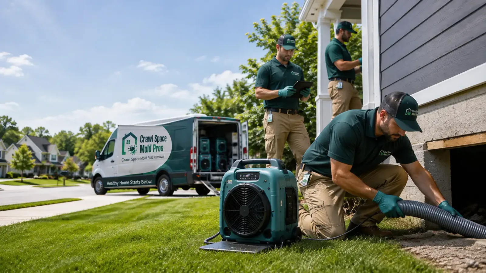 Crawl Space Mold Removal in Marissa, IL